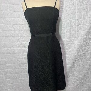 H&M Black Patterned Mini Dress